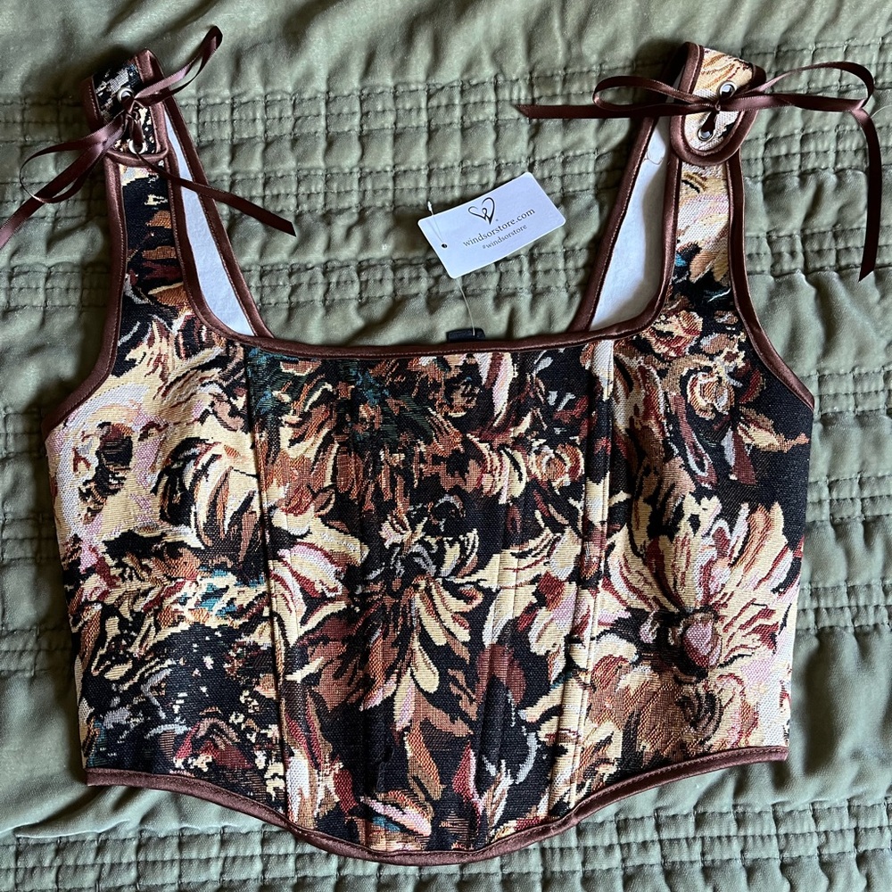 Winsdor Floral Corset Top